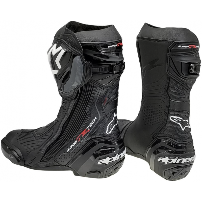 Мотоботы Alpinestars Supertech R Vented Black купить от 30 450 грн